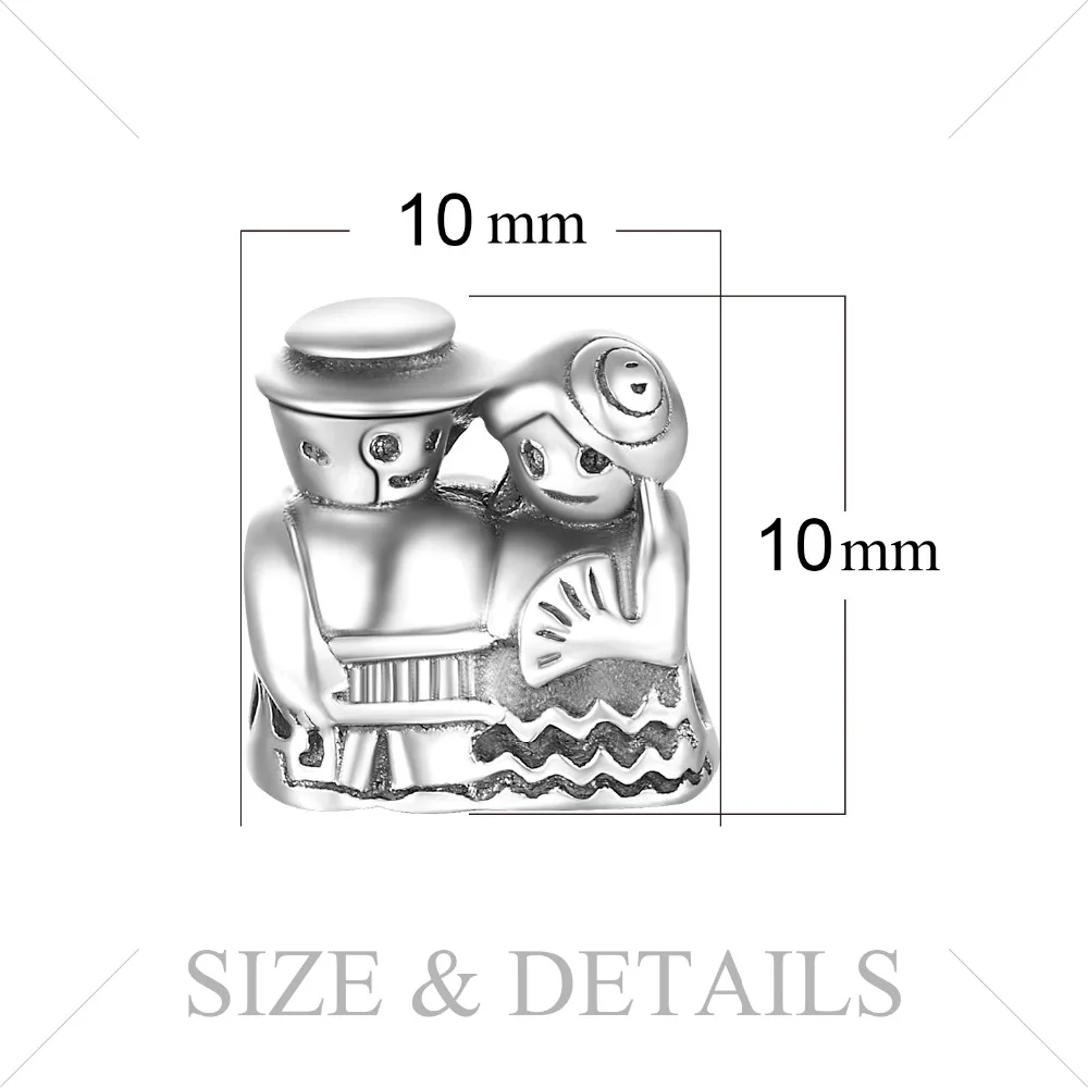 JewelryPalace 925 пробы серебро замуж молодых влюбленных муж и жена Юбилей Свадебные
