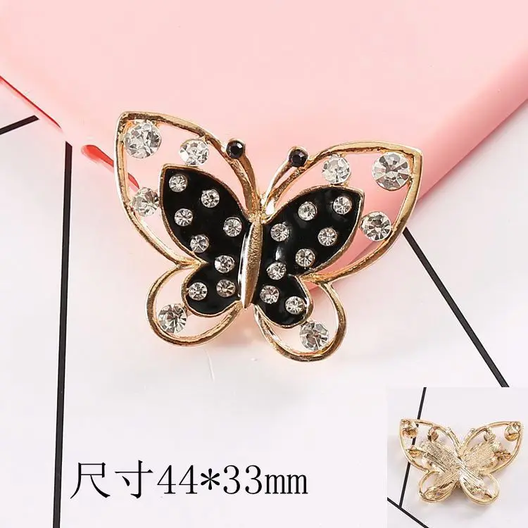 Украшения для волос в виде бабочек 20 шт./лот|rhinestone buttons|button flatbackrhinestone button flatback |