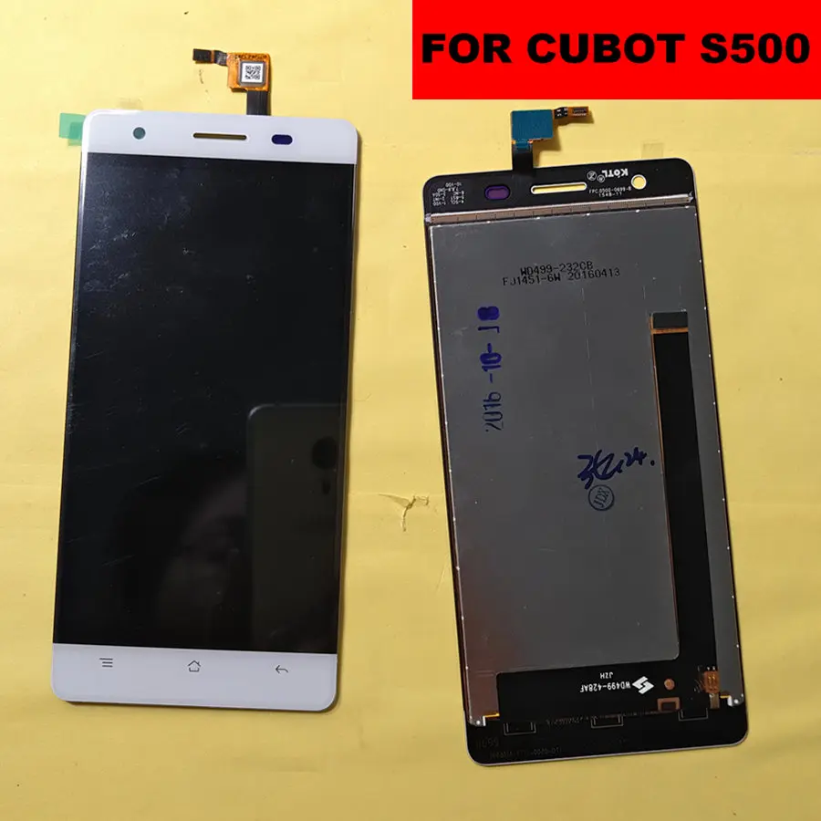 Для CUBOT S500 ЖК дисплей + кодирующий преобразователь сенсорного экрана в сборе