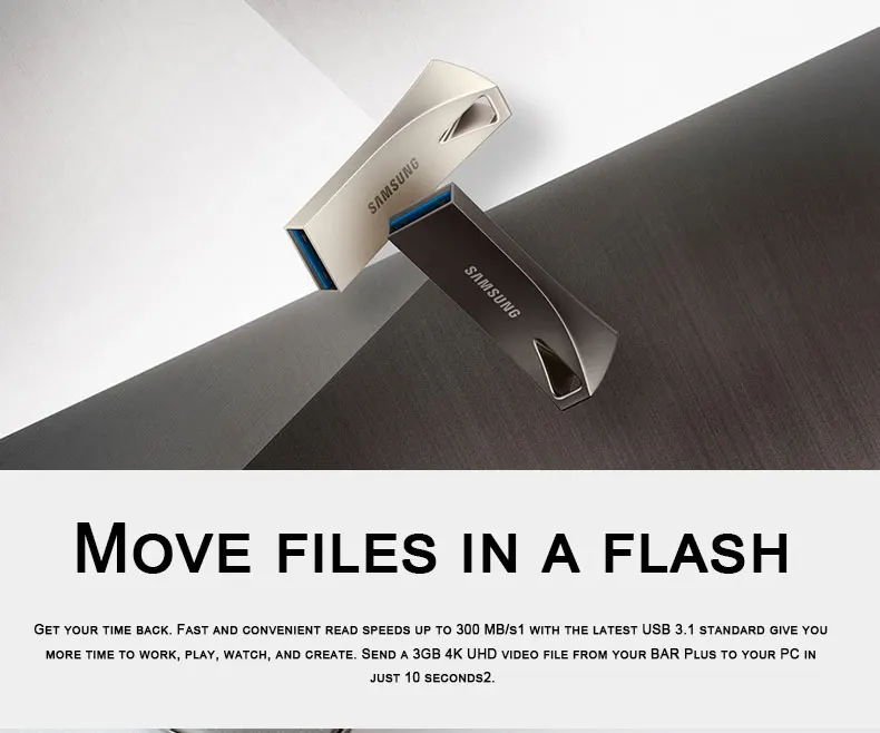 SAMSUNG USB флэш-накопитель 32 Гб 64 Гб 128 ГБ 256 ГБ USB 3,1 Металлический Мини-накопитель Флешка карта памяти устройство для хранения U диск
