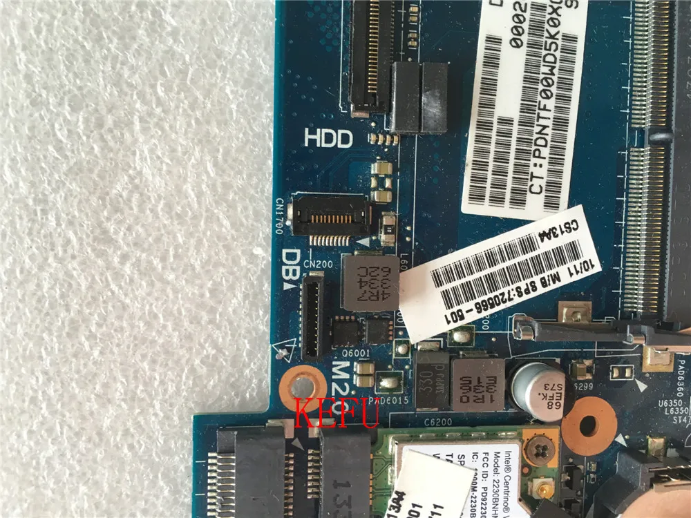 Материнская плата KEFU для ноутбука HP ENVY 15-J 15T-J серии 720566-501 720566-001 материнская 740M/2G