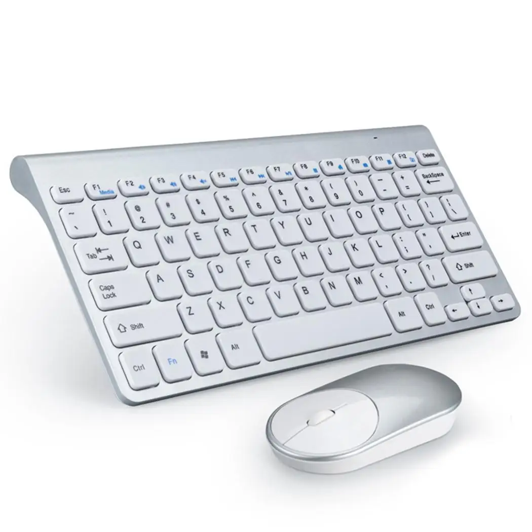 Беспроводной Mini USB клавиатура и мышь комплект для стильного дизайна с