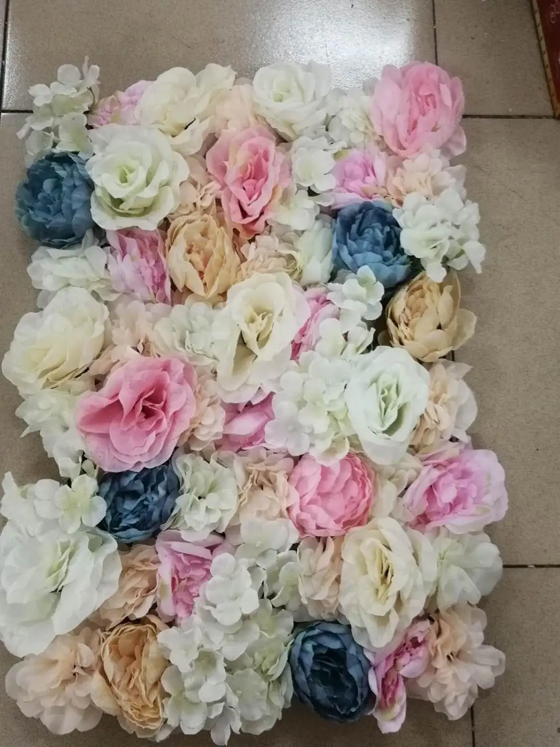 B 60x40 см, искусственный цветок, украшение на стену, дорога, свинец, Гортензия, пион, роза, цветок, коврик, свадебная АРКА, павильон, углы, Декор, Цветочный - Цвет: B
