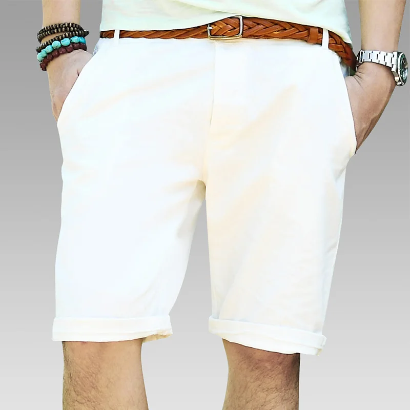 Новые летние модные мужские на молнии шорты Повседневное пляжное хлопковое