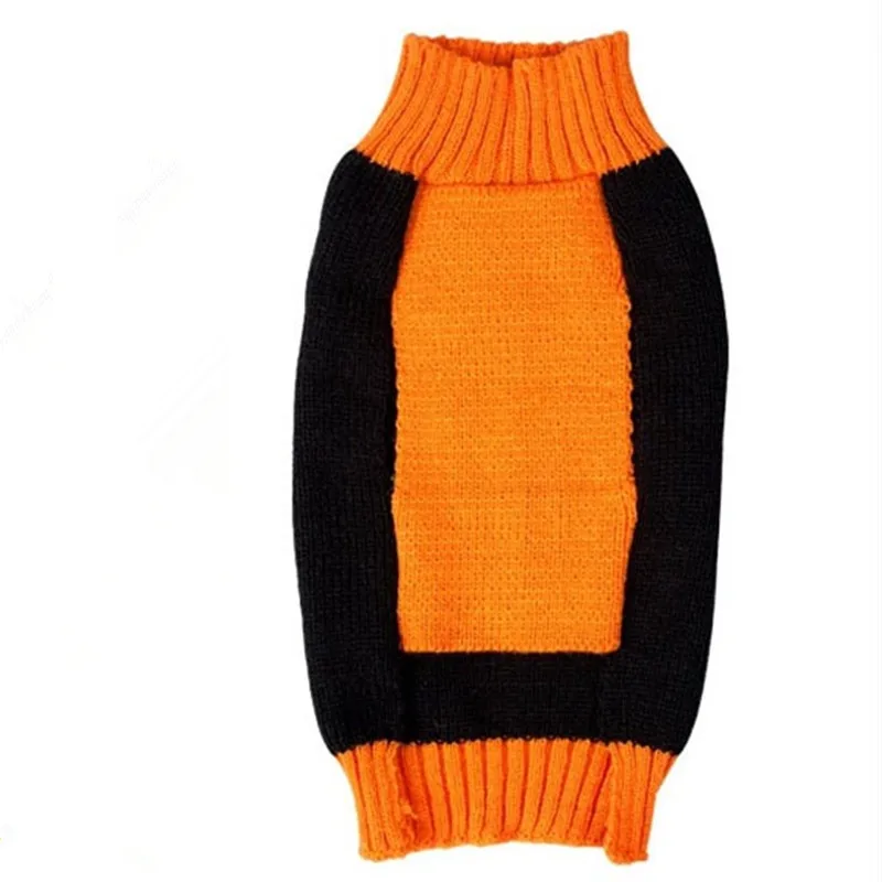 

Autumn Winter Dog Sweater Halloween Pullover Turtleneck Knit Winter Pet Pumpkin Dogs Clothes for Yorkshire Puppy Cat Apparel