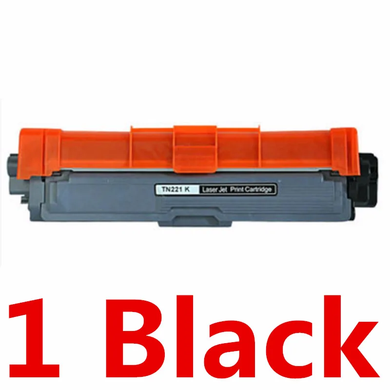 1 Black TN-221 TN-241 TN-251 TN-261 TN-281 TN-291 Цвет картриджи с тонером Замена для HL-3140CW HL-3150CDW HL-3170CDW - Цвет: 1 Black