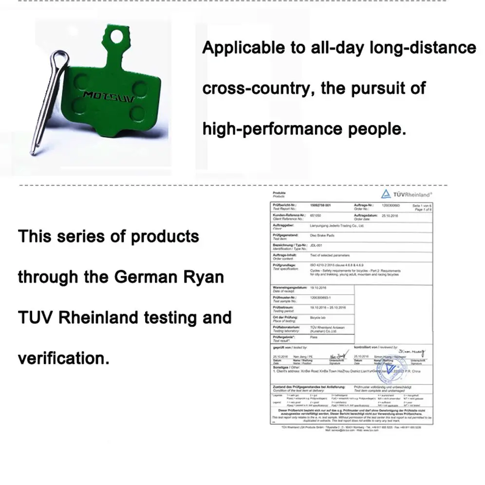 Велосипедные Керамические дисковые Тормозные колодки для гидравлического