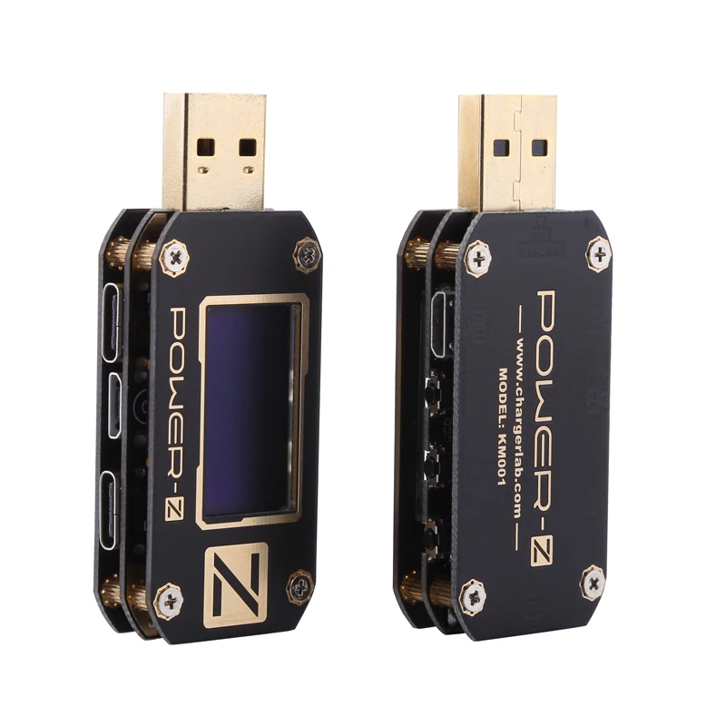 Power-Z KM001 USB тестер PD цифровое напряжение и ток пульсация двойной тип-c Стандартный