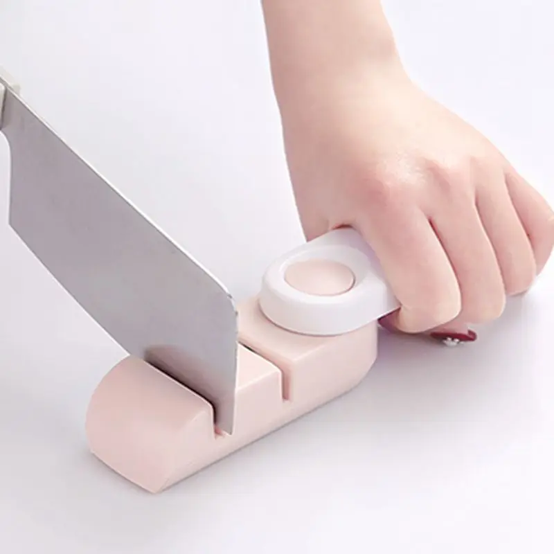 Multi-function Household Thickness Dual-slot Dual-use Rotary Quick Hone Stone Sharpener Folding Kitchen Supplies | Дом и сад