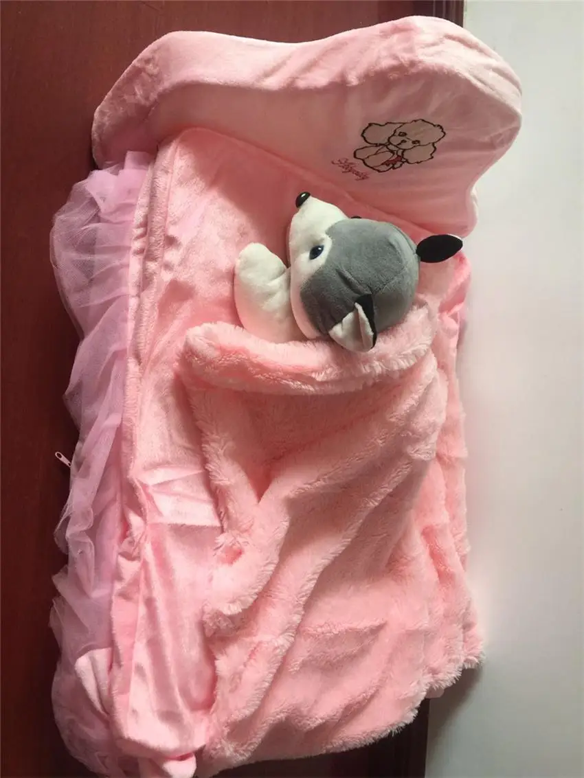 pink Собака кровать потепления собачий дом мягкий Удобные корзины для собак теплая постель для собака Кот Щенок Удобные Кама Перро дешевые Лидер продаж - Цвет: pink