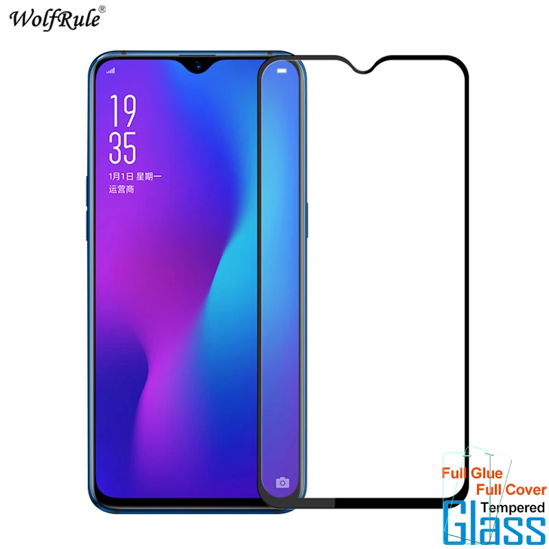 2 шт Стекло OPPO RX17 Neo Защитная пленка для экрана с полным клеем закаленное стекло