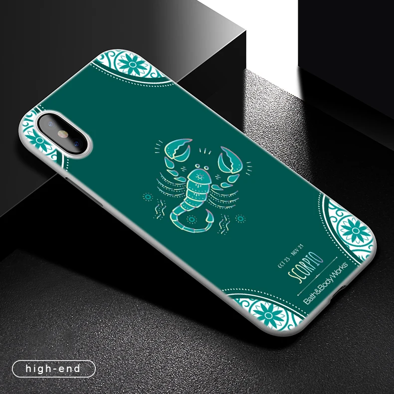 Мягкий чехол из ТПУ для iPhone 13 12 Mini 11 Pro XS Max XR X 8 7 6 Plus SE 2020 S со знаками Зодиака дизайн