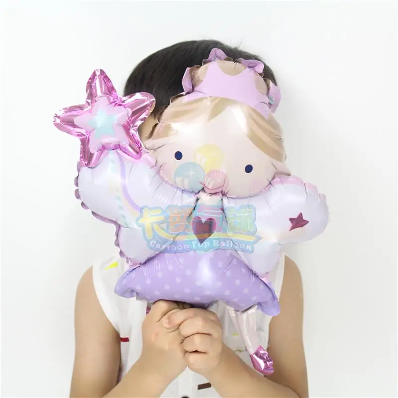 MN070 magic girl Стиль мини волшебный шар для девочки 10 шт./лот мини коричневый мини Кони фольга Глобо для детского душа день рождения принадлежности игрушки - Цвет: MN070 magic girl