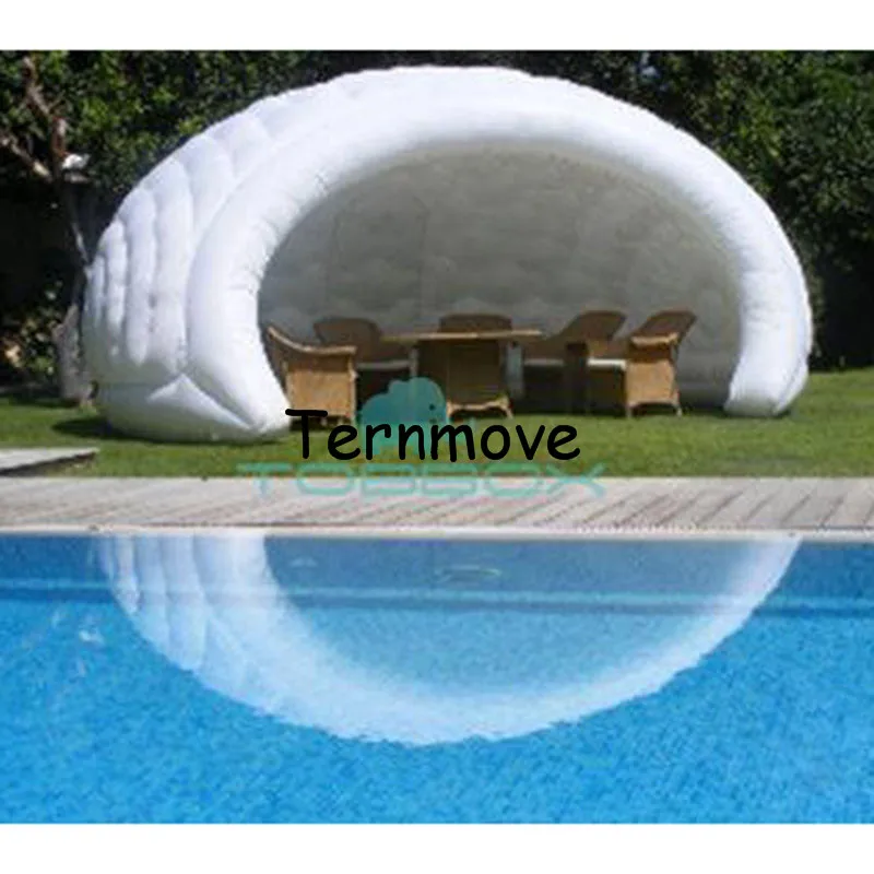 Полунадувная купольная палатка надувная Луна для свадьбы вечерние