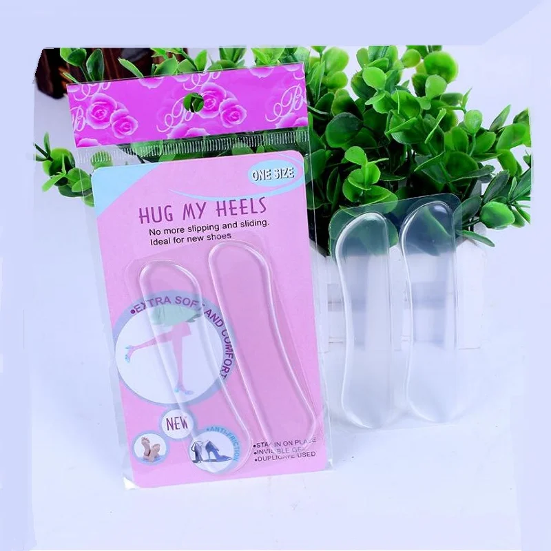 Невидимые гелевая обувь-кружевная паста толще анти-ношение Нескользящие