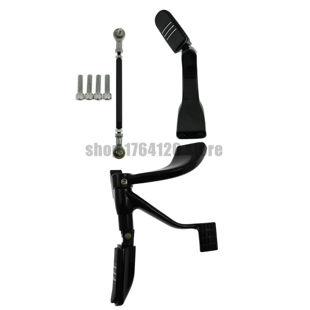 Forward Mid Control Kit FootPeg Foot Rests Black Fit for Harley Sportster XL Iron Forty Eight SuperLow 883 1200 14-19 | Автомобили и
