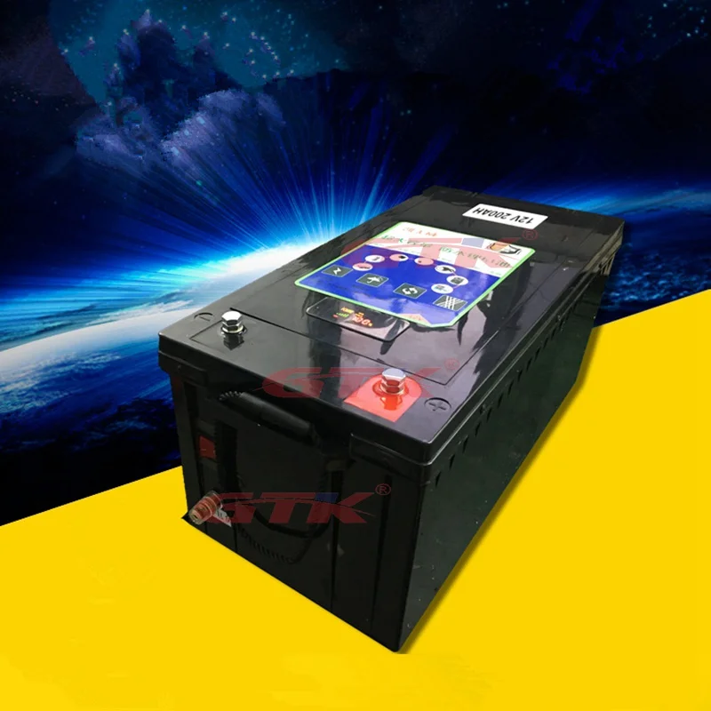 12 8 v Lifepo4 12v 200ah Батарея литий полимерные для жилого автофургона Панели солнечные