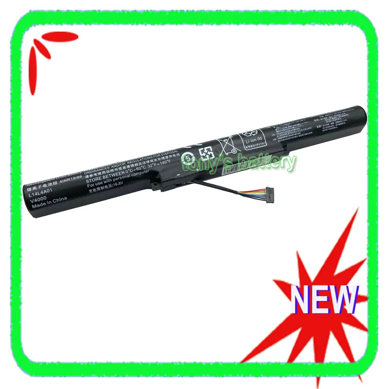 Новый аккумулятор L14L4A01 для ноутбука Lenovo Ideapad 500 15yle 15ISK L14L4E01 L14M4E01|Аккумуляторы