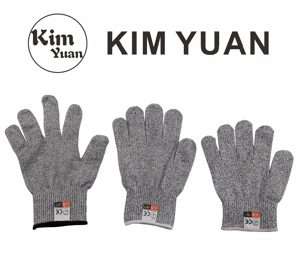 Перчатки Рабочие KIM YUAN 018 для шеф повара и мясника из хлопка силикона дышащие не