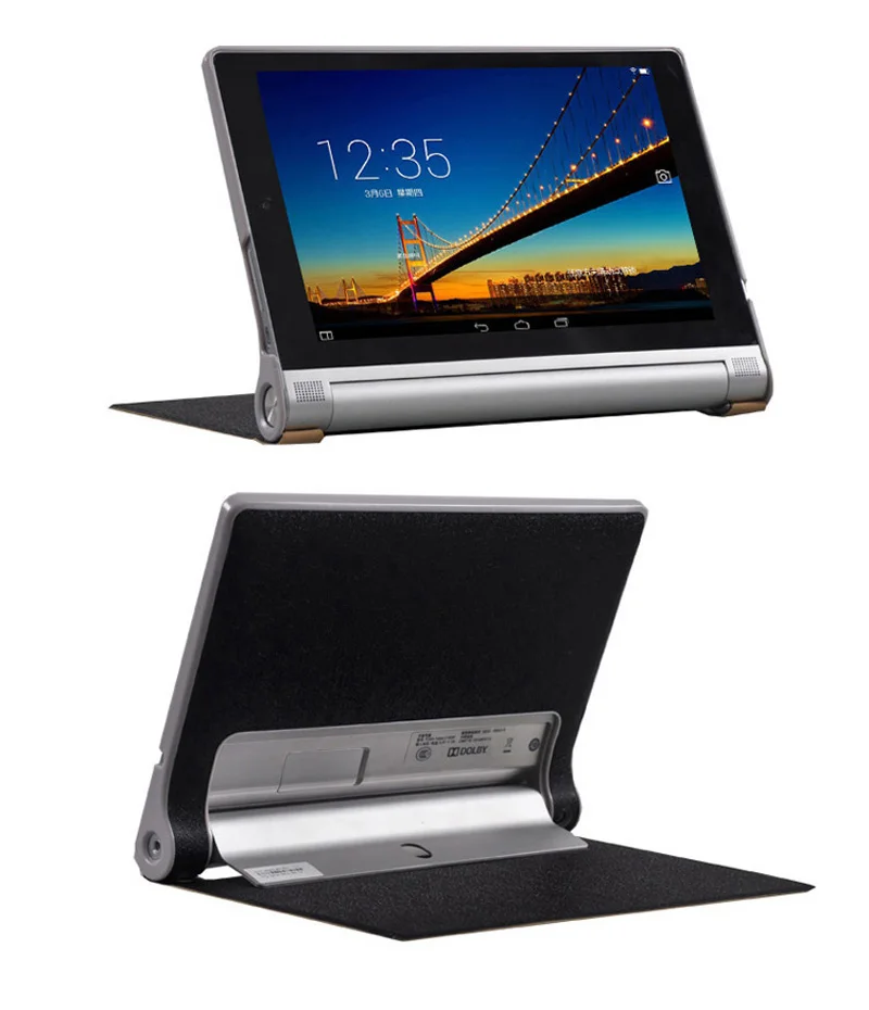 Чехол Slim Silk Flip Stand из ПК+ПУ кожи для планшета Lenovo Yoga Tablet 2-830F Tablet2 830 830F 830L + Плёнка и перо.