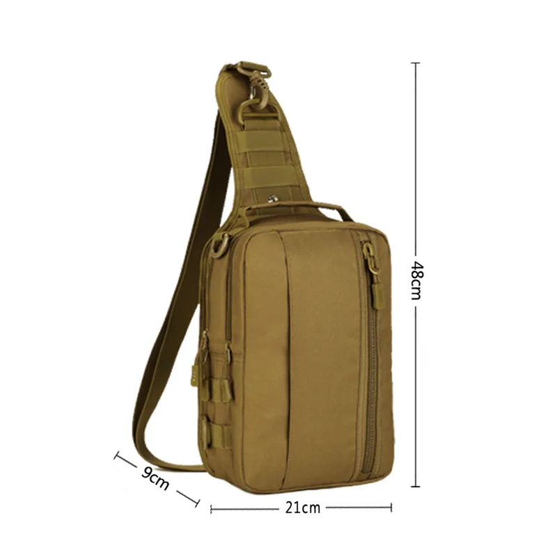 Уличная многофункциональная нейлоновая нагрудная Сумка-слинг через плечо