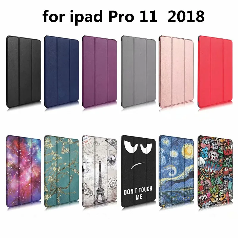 Модный смарт-чехол тонкий тройной Магнитный чехол из искусственной кожи для iPad Pro