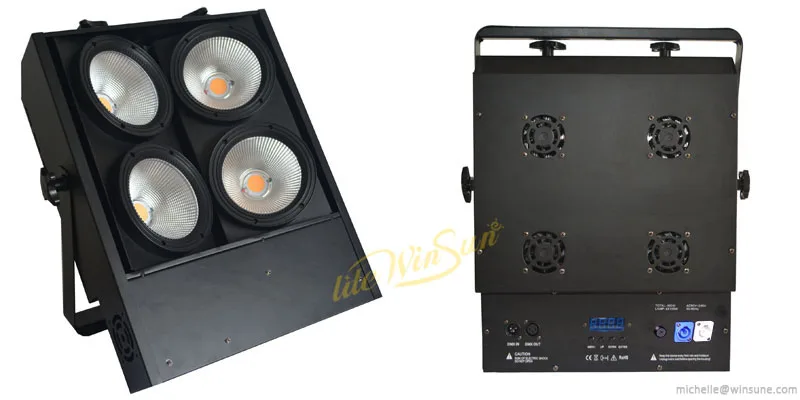 Litewinsune 4x100W CW/WW 2 в 1 COB светодиодный светильник выступление на сцене сценическое