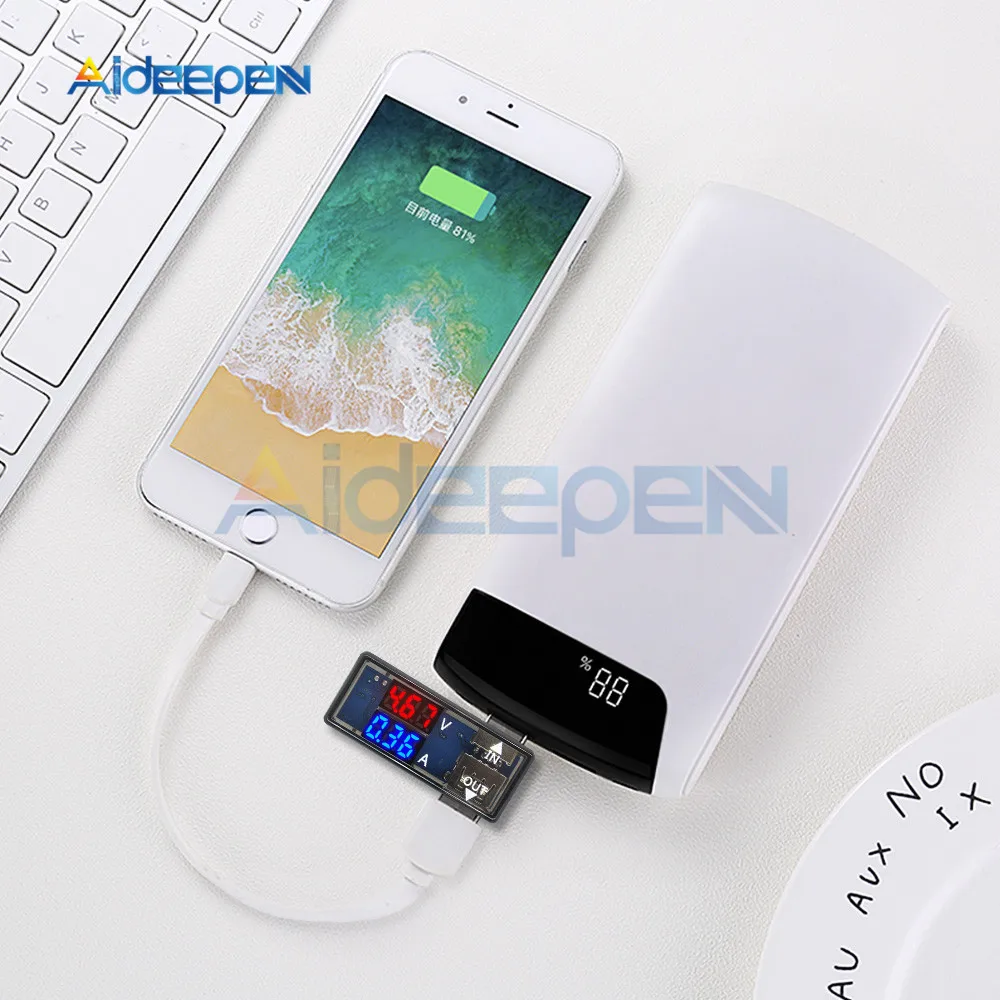 USB тестер напряжение Детектор тока Мобильный телефон мощность измеритель