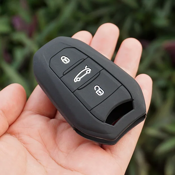 Чехол для ключей из силиконовой резины защитный чехол без ключа Peugeot 508 301 308 2008 3008