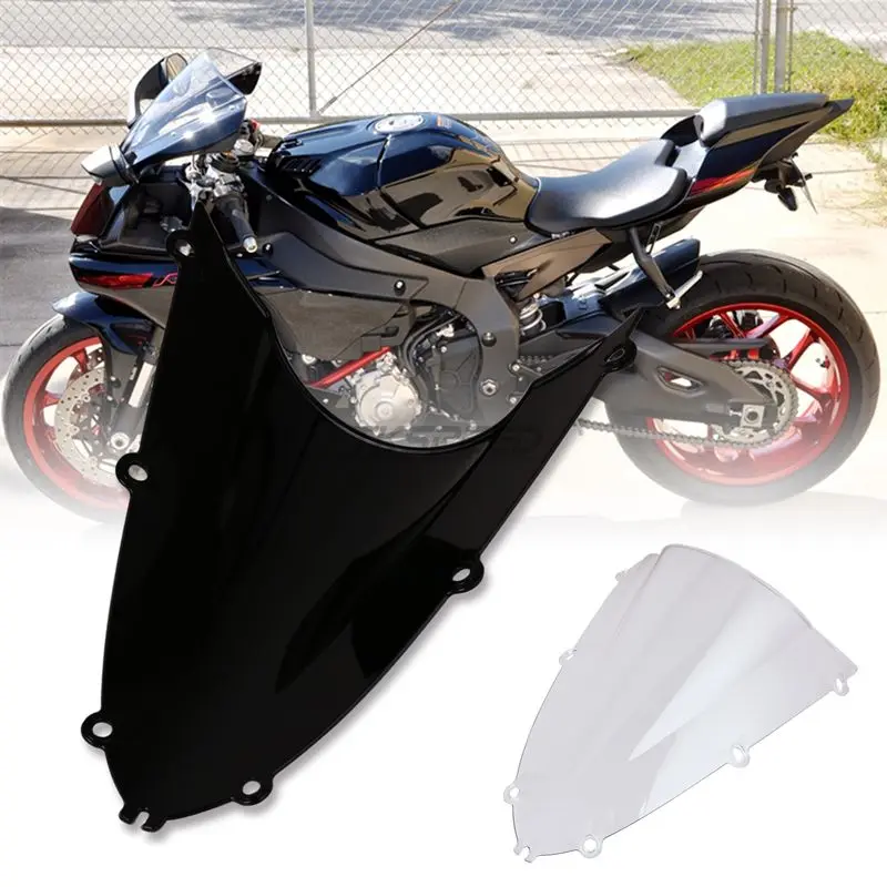 Мотоцикл лобовое стекло ABS Ветер Дефлектор спойлер для Yamaha YZF YZFR1 YZF1000 R1 1998 1999 Double