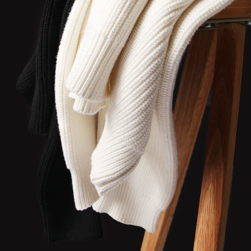 

Markless Winter Warm Turtleneck Sweaters Men sueter hombre Black Fashion Casual Outwear Knitted Sweaters Pullovers MSA7722M