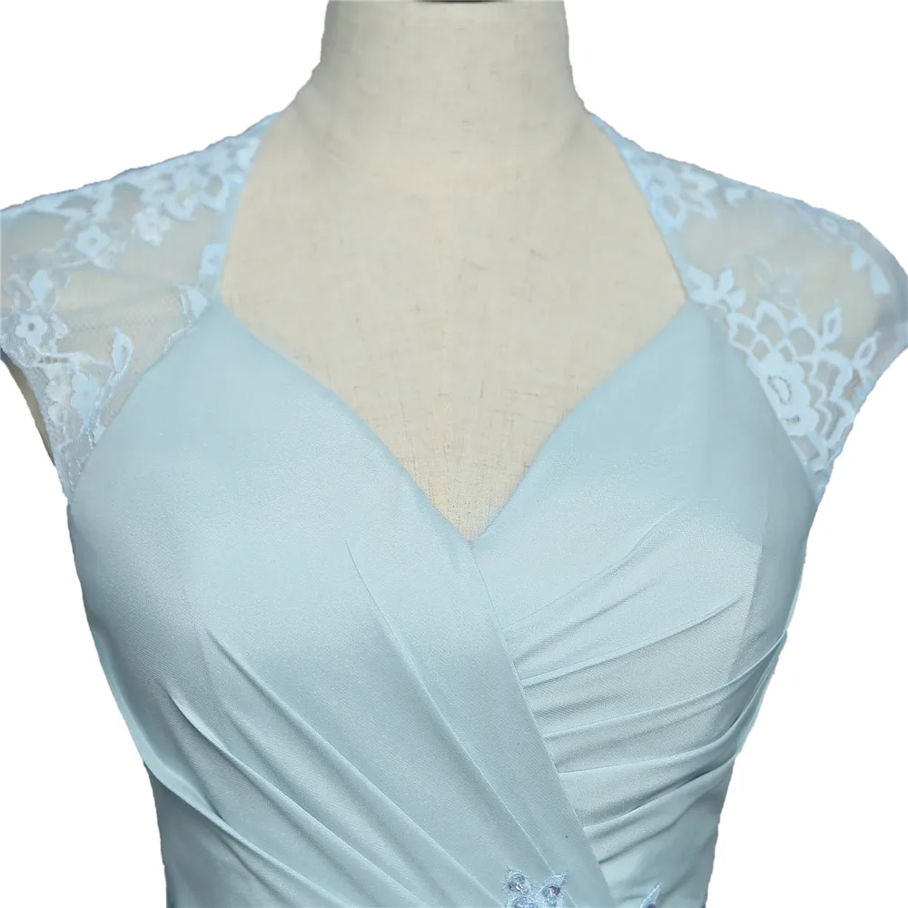 Размера плюс для матери невесты платья женщин Оболочка по колено с кружевом