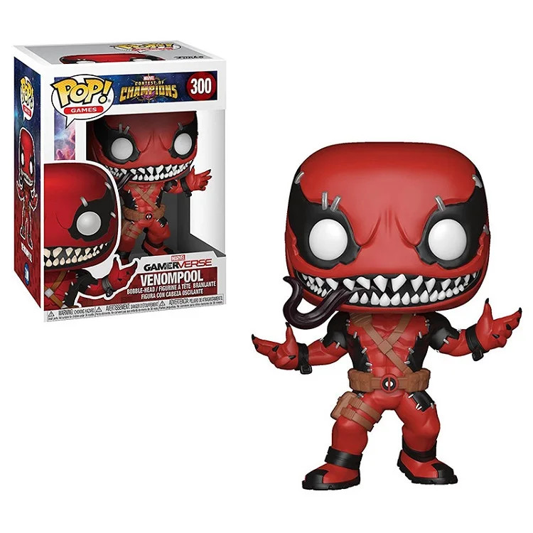 1 шт. Funko pop чудо яд тематическая фигурка #300 Venompool #82 #99 #100 Коллекционная модель
