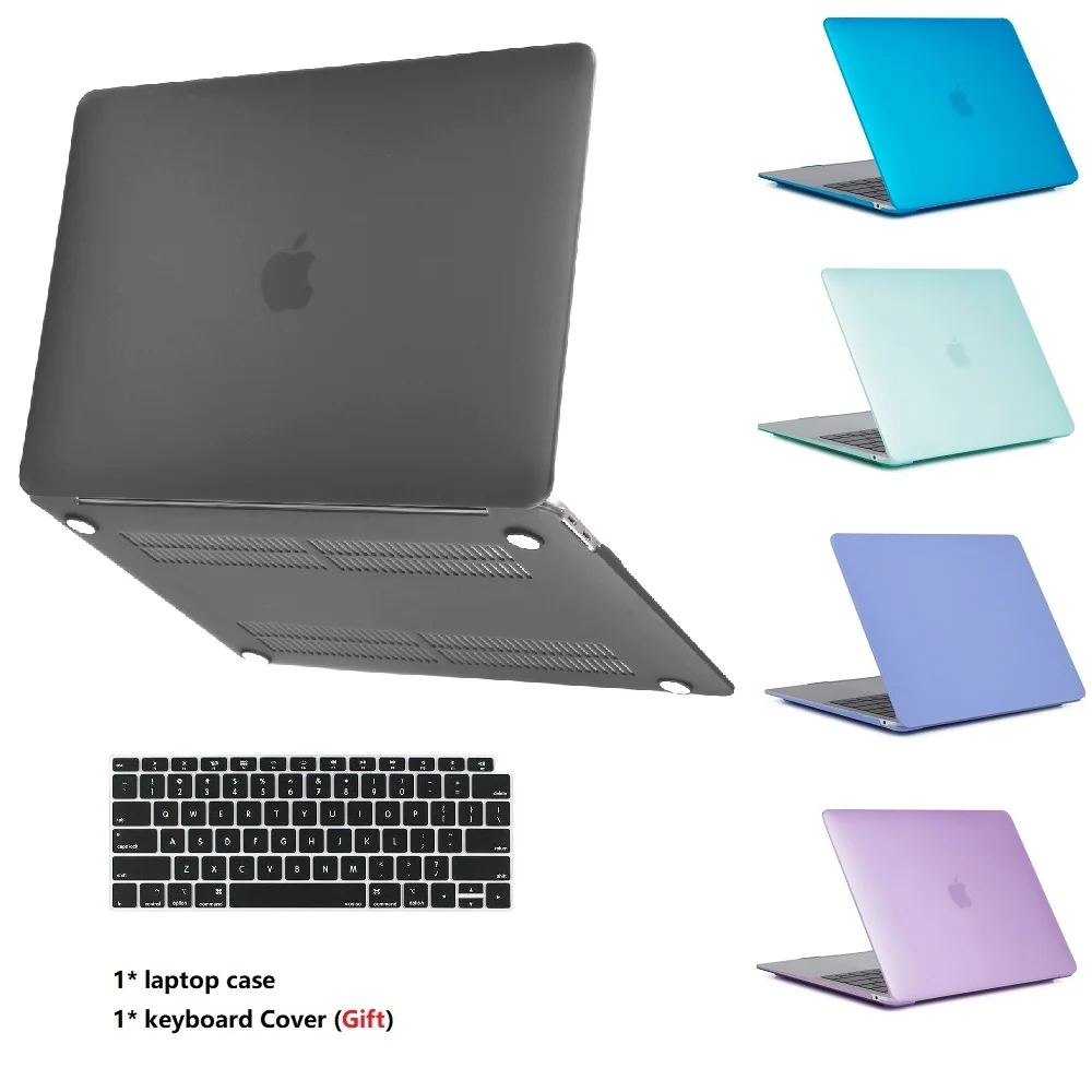 Матовый/хрустальный Жесткий чехол накладка + для клавиатуры Apple MacBook Air 13 дюймов
