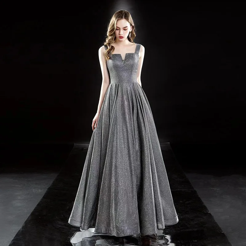 Летнее платье женское сексуальное без рукавов длинное вечернее роскошное с