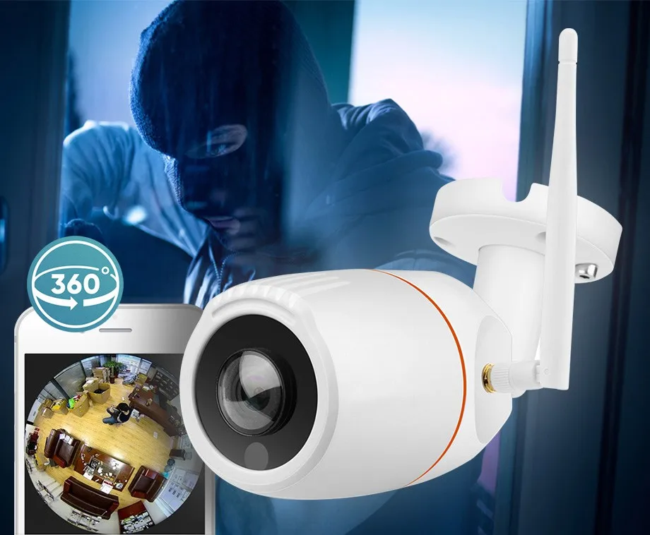 960P WiFi Беспроводная ip-камера 1.3MP HD ночное видение Водонепроницаемая