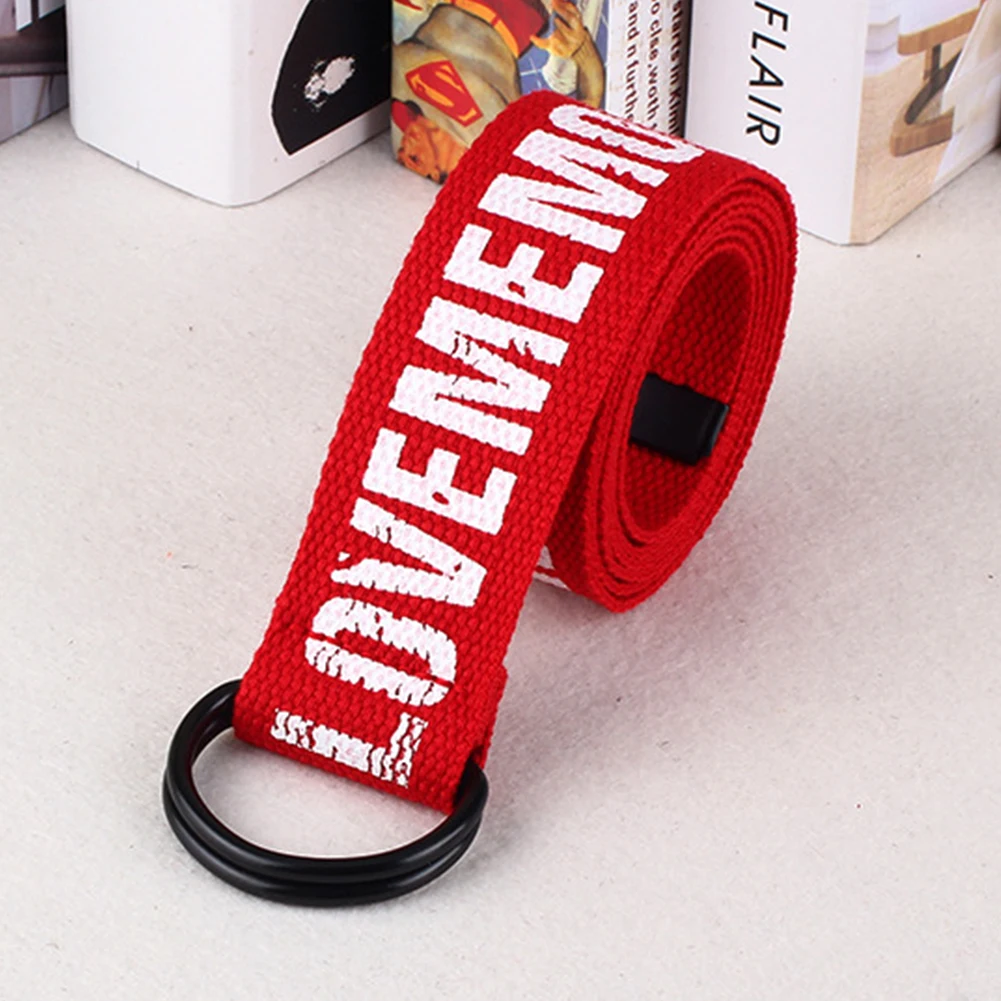Женские и мужские подарки прочный пояс с буквенным принтом модный крутой