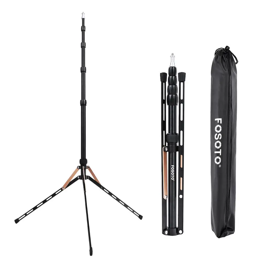 

Fusitu FT-190B 2.2m Led Light Stand Portable Tripod Head Softbox For Photo Studio Photographic Light Flash Umbrellas Reflector