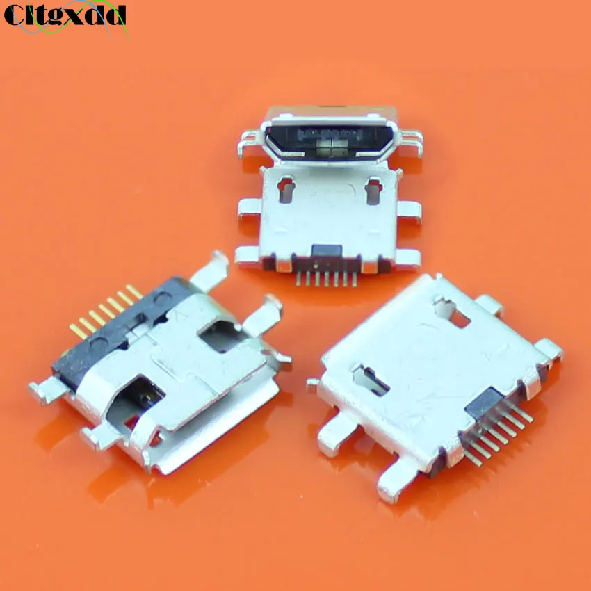 10 шт. гнездовой разъем Micro USB cltgxdd 7 контактов|Соединители| |