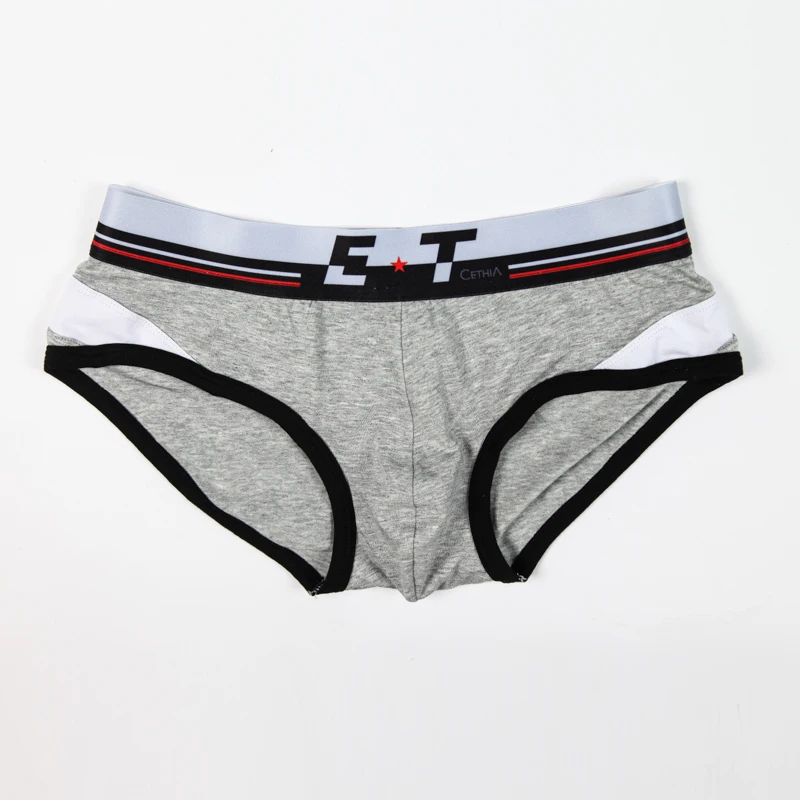 4 шт./лот модный бренд трусы Cueca Нижнее белье Мужские стринги эротичное Стринги