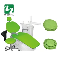 4 pcsset high elastic dental unit covers dental chair seat cover protective case set seat protector kit