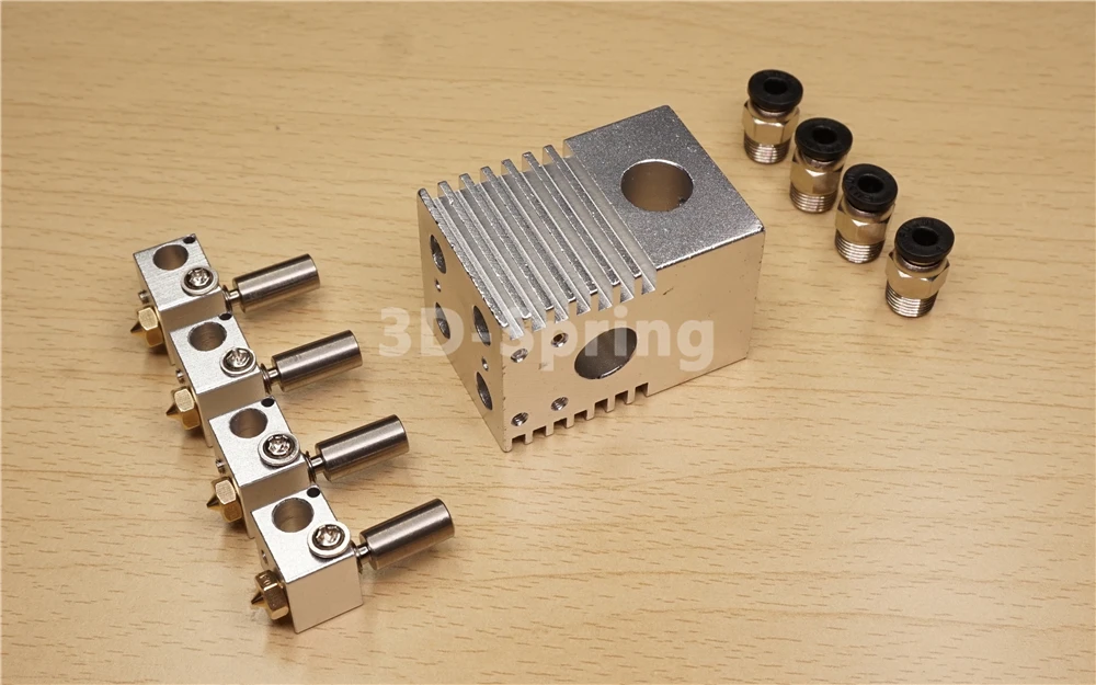 Набор насадок для экструдера Quad Hotend UM2 Ultimaker 2 поперечный раздвижной стол