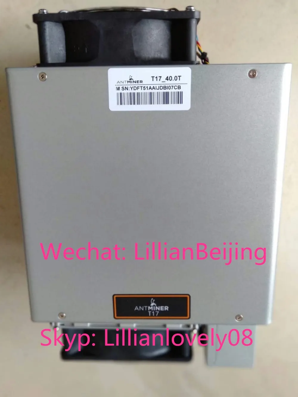 January AntMiner T17 42T Asic Miner Sha256 Bitcoin BCH BTC горная машина bitmain T17 с оригинальным блоком питания APW9