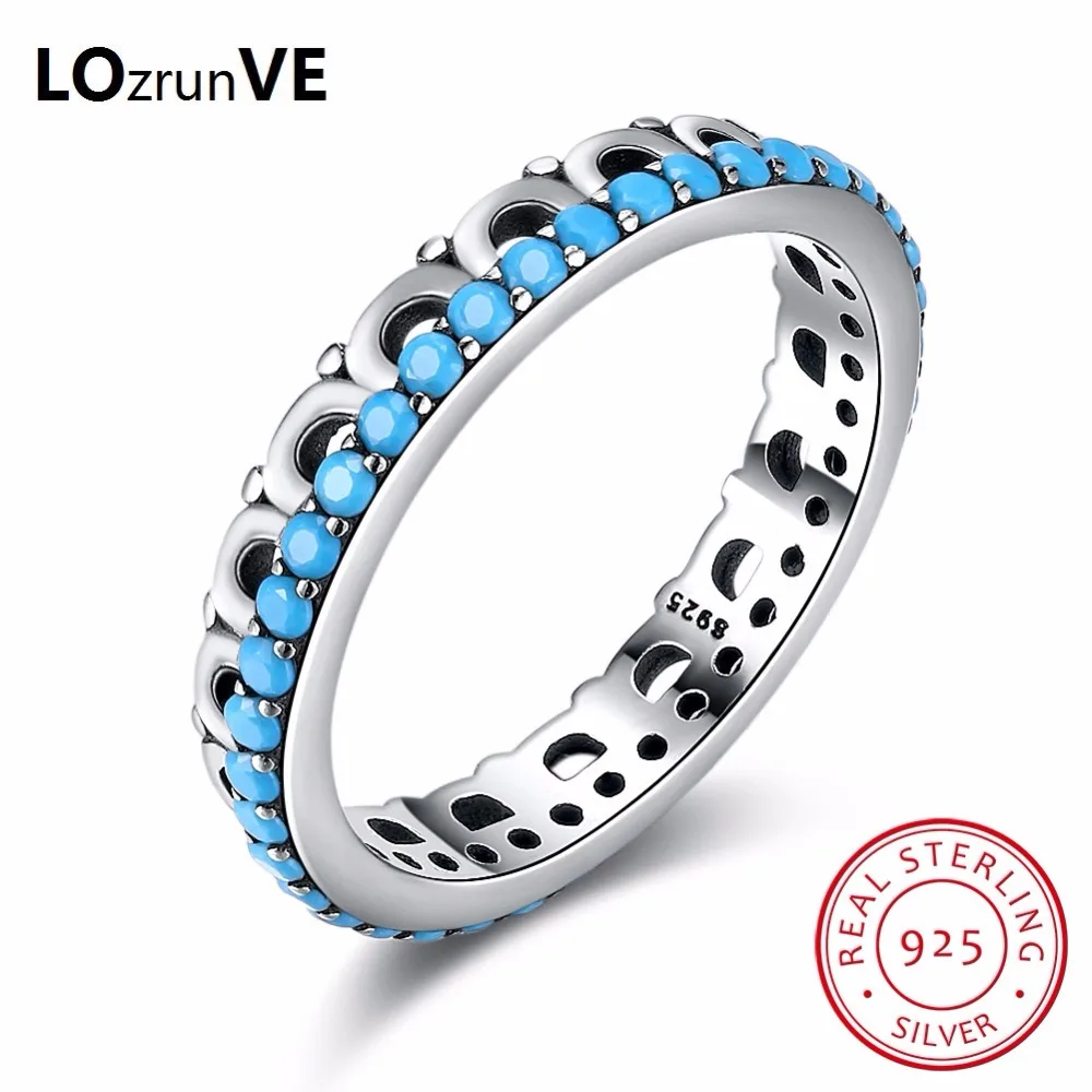 Lozrunve Оригинальные 925 стерлингов серебряные украшения в Корейском стиле Простые