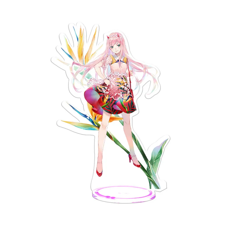 Аниме Darling in the FranXX Zero Two фигурка на акриловой подставке настольное украшение Коллекция Модель игрушка кукла подарки косплей
