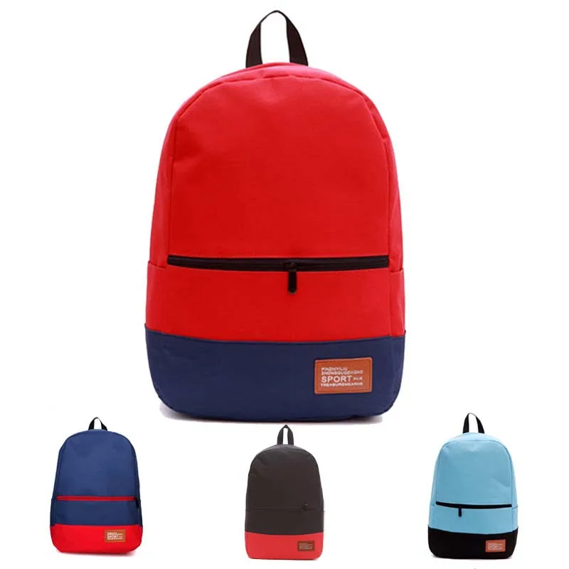 

2015 New Fashion Patchwork School Bags For Teenagers Unisex Soft Handle School Bags Casual Travel Backpacks