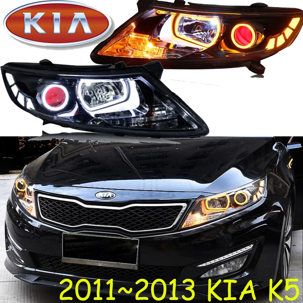 

car bumper headlamp KIA K5 headlight 2011~2013y LED DRL car accessories HID Kia k5 daytime light fog