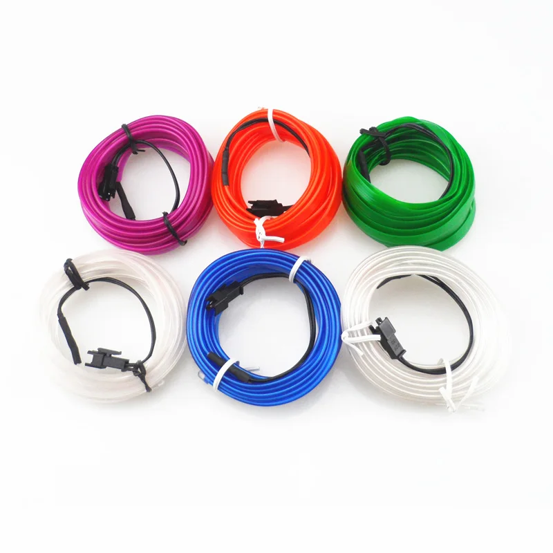 Гибкая неоновая Светодиодная лампа в форме автомобиля 3 метра для салона с