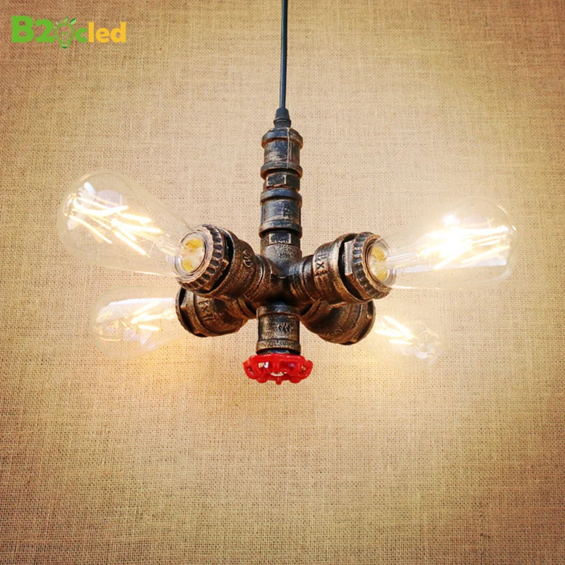 Ретро промышленная лампа в стиле лофт подвесные светильники Lampen водопроводная