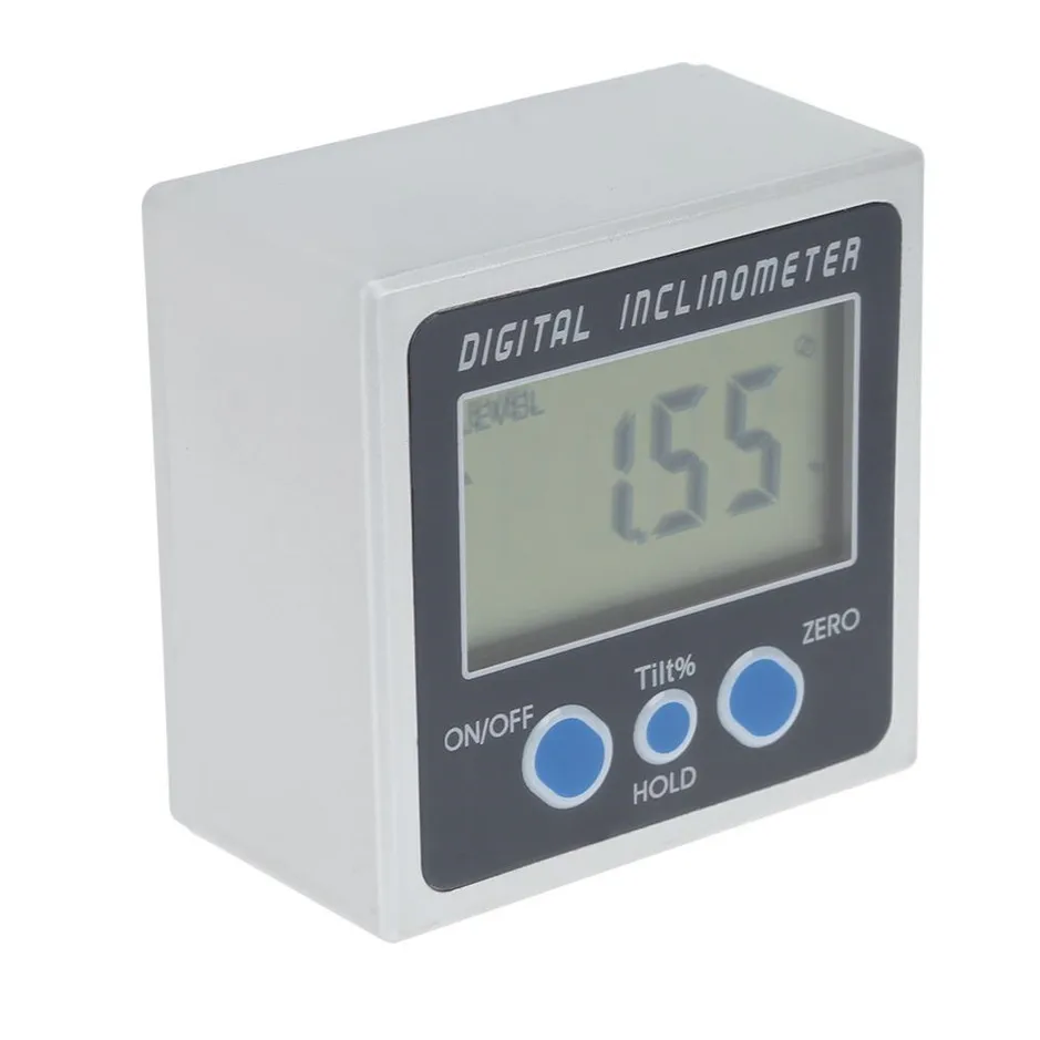 Digital Protractor Inclinometer Angle Level Box With Three Magnets Base Electronic 360 Gauge Meter | Инструменты